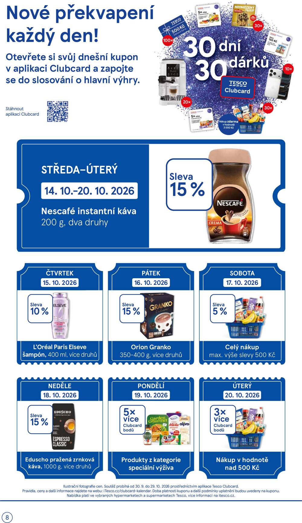 Tesco hypermarkety od 14.10. do 20.10.2026
