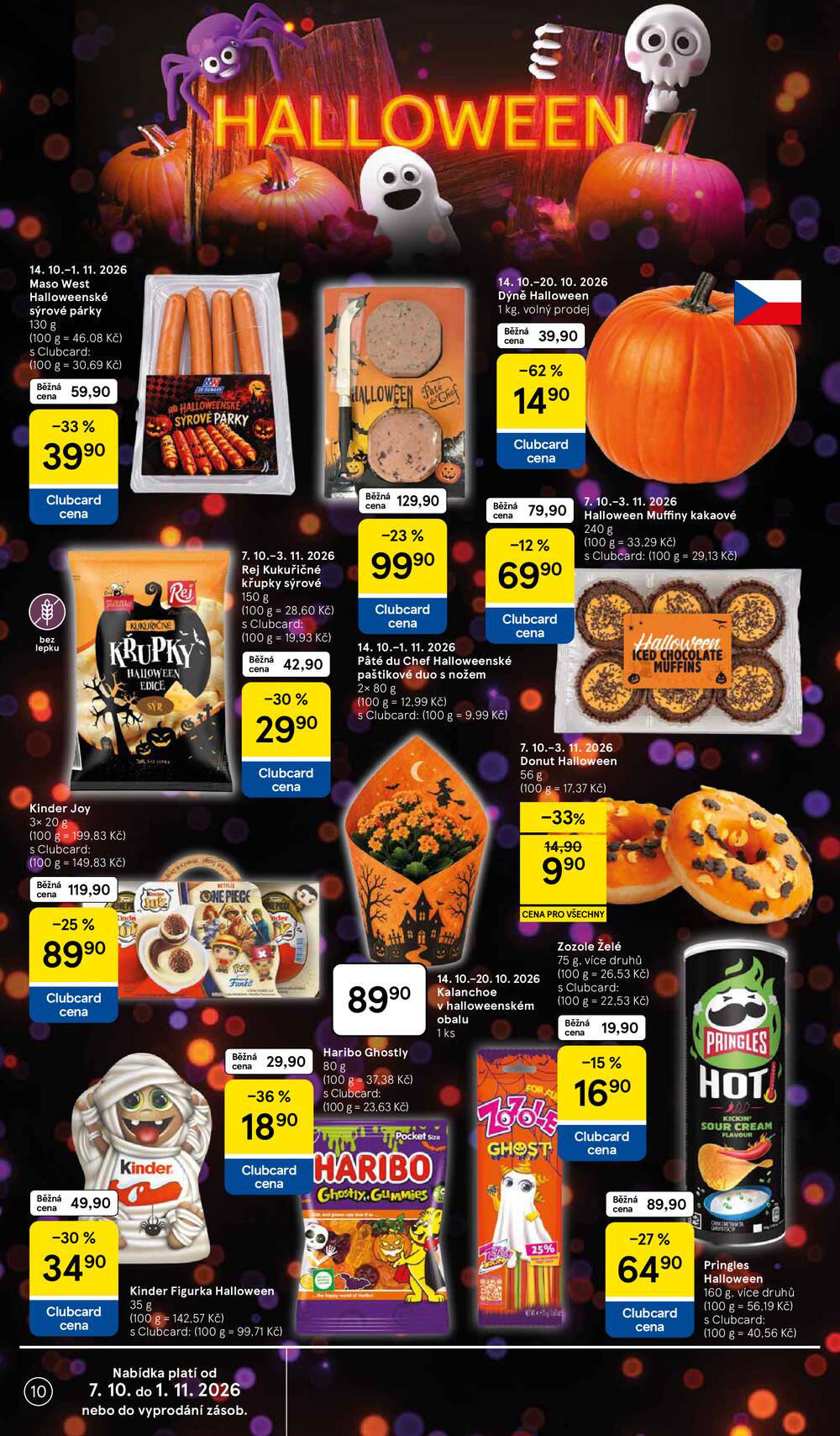 Tesco hypermarkety od 14.10. do 20.10.2026