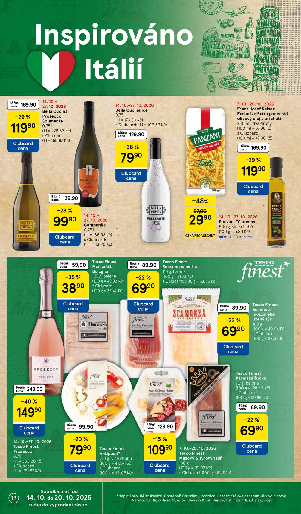 Tesco hypermarkety od 14.10. do 20.10.2026