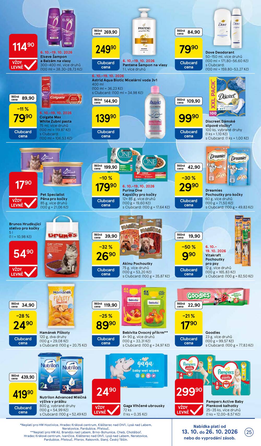 Tesco hypermarkety od 14.10. do 20.10.2026