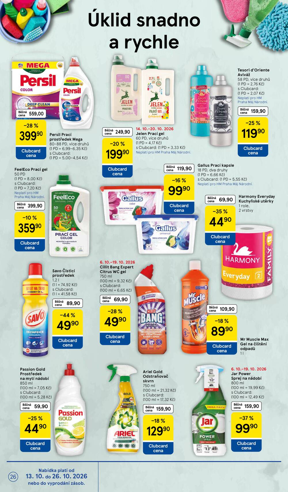 Tesco hypermarkety od 14.10. do 20.10.2026