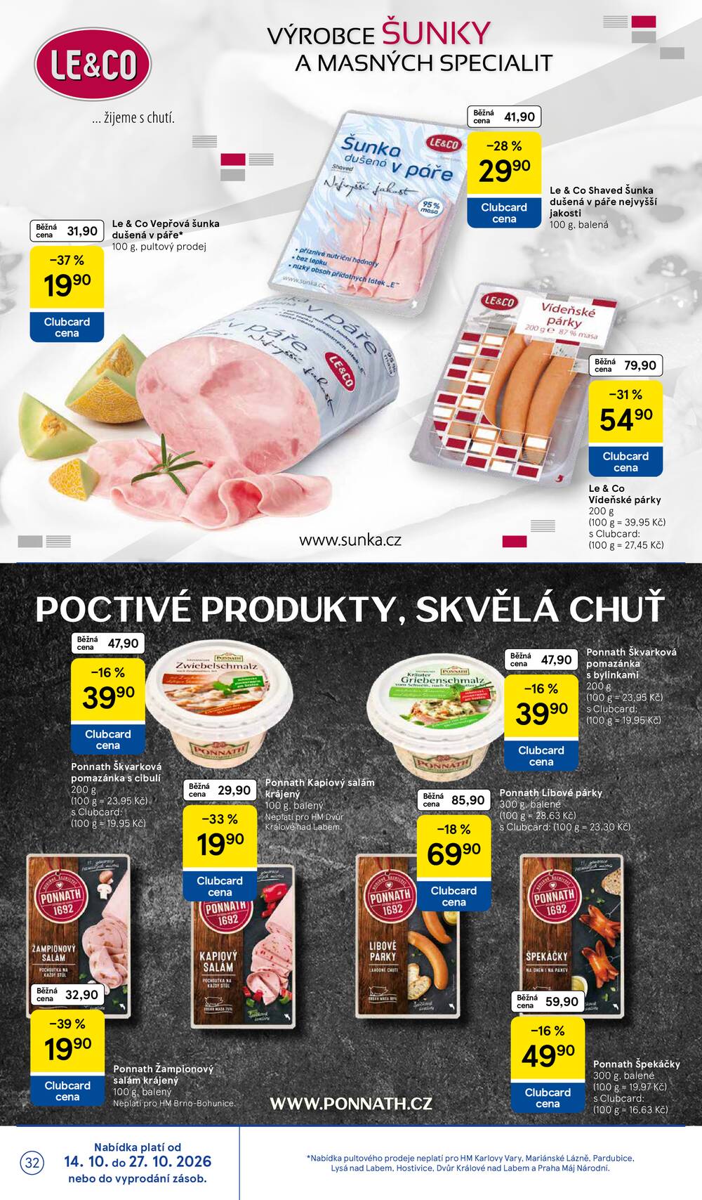 Tesco hypermarkety od 14.10. do 20.10.2026