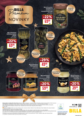 BILLA katalog Premium od 21.10. do 31.12.2026