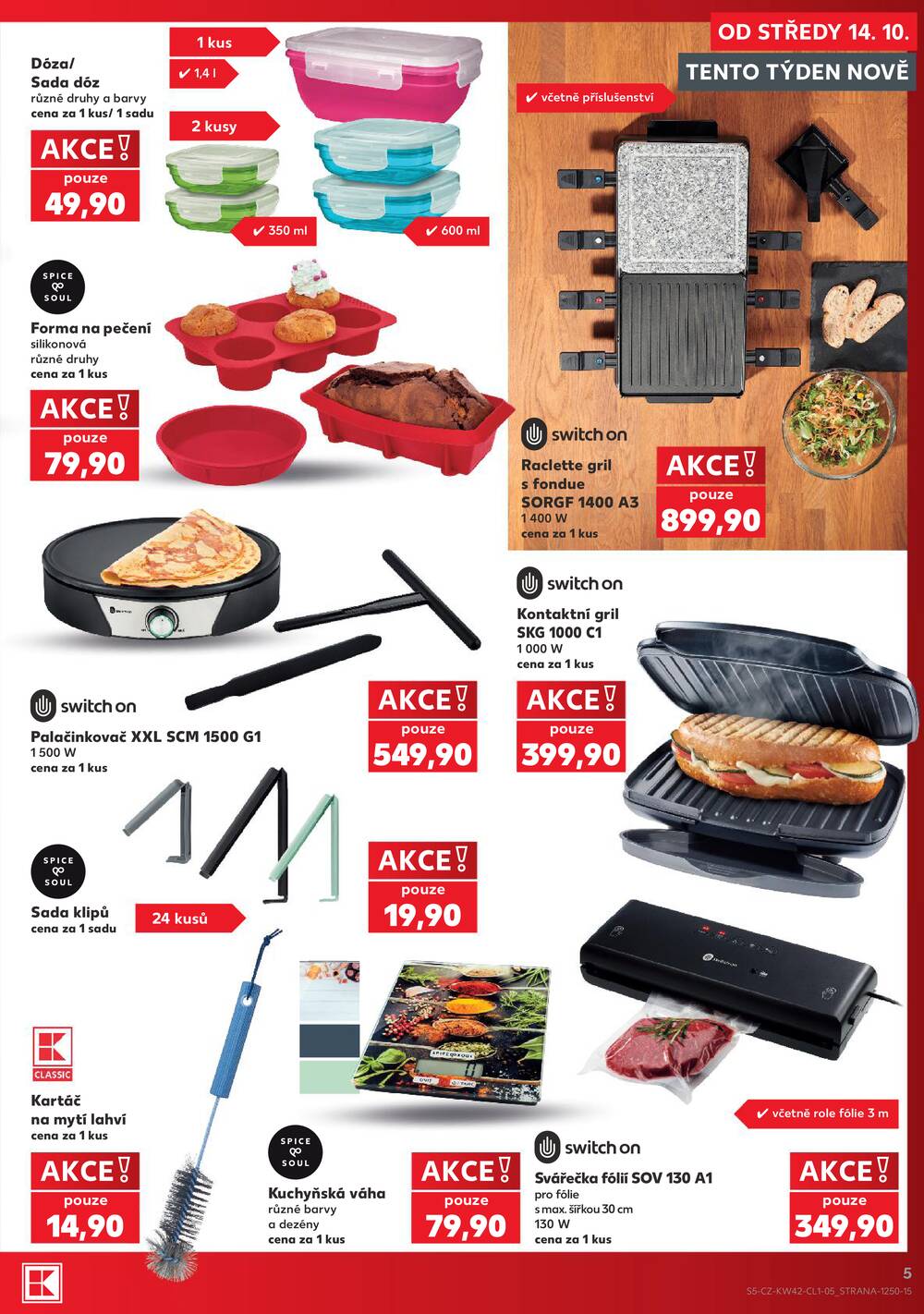 Leták Kaufland - Kaufland - Spotřební zboží - 14.10.-20.10.2026 - strana 5 Leták Kaufland - Kaufland - Spotřební zboží - 14.10.-20.10.2026 - strana 5