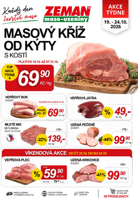 leták ZEMAN maso-uzeniny