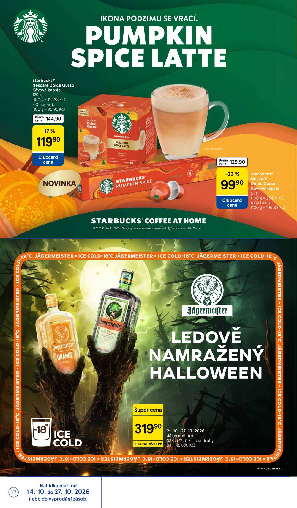 Tesco hypermarkety od 21.10. do 27.10.2026