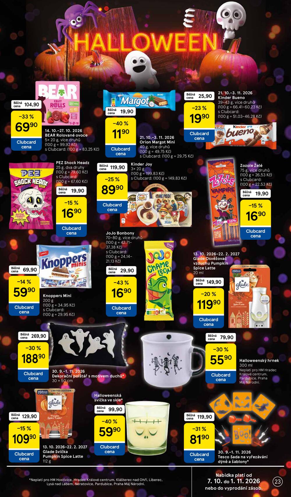 Tesco hypermarkety od 21.10. do 27.10.2026