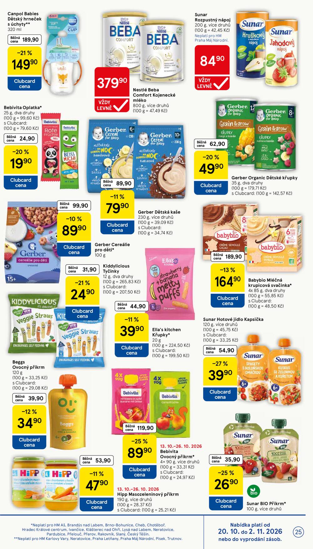 Tesco hypermarkety od 21.10. do 27.10.2026