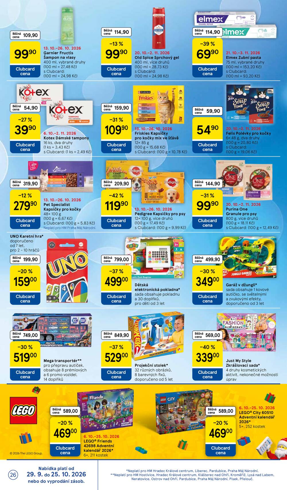 Tesco hypermarkety od 21.10. do 27.10.2026