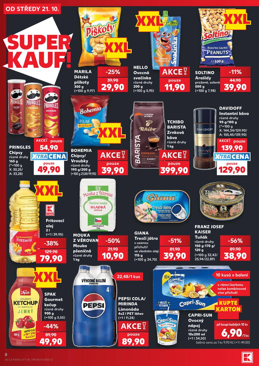Kaufland 21.10. - 27.10. - Kaufland - Třeboň