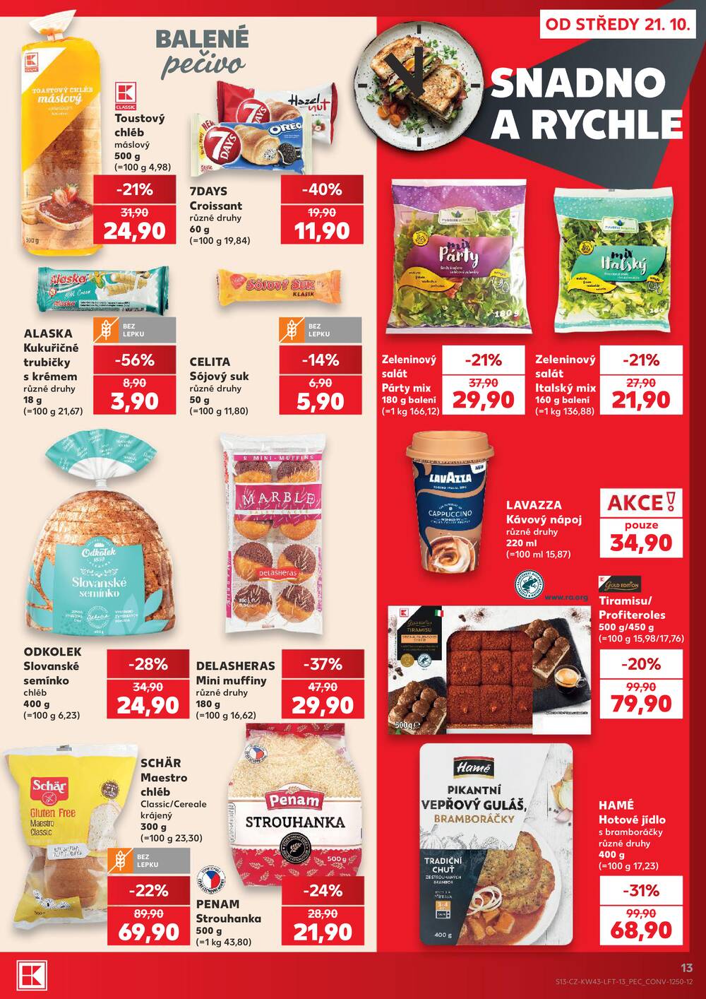 Leták Kaufland - Kaufland 21.10. - 27.10. - Kaufland - Rokycany - strana 13
