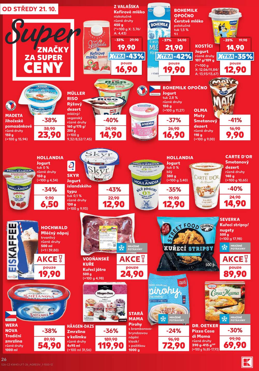 Leták Kaufland - Kaufland 21.10. - 27.10. - Kaufland - Strakonice - strana 26 Leták Kaufland - Kaufland 21.10. - 27.10. - Kaufland - Strakonice - strana 26