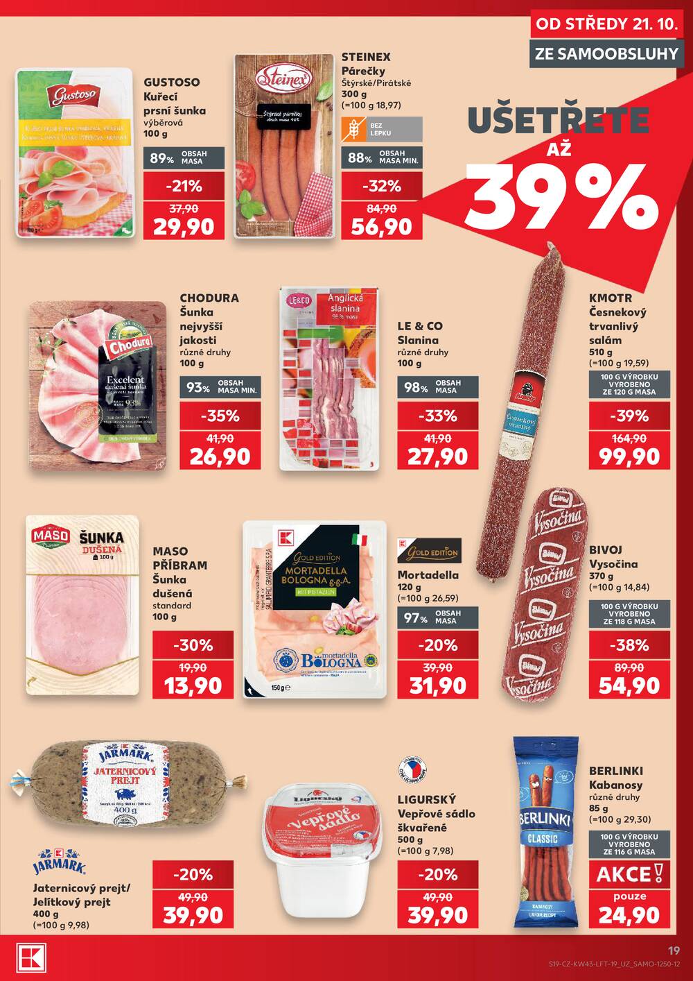 Kaufland 21.10. - 27.10. - Kaufland - Praha 8 (Libeň)