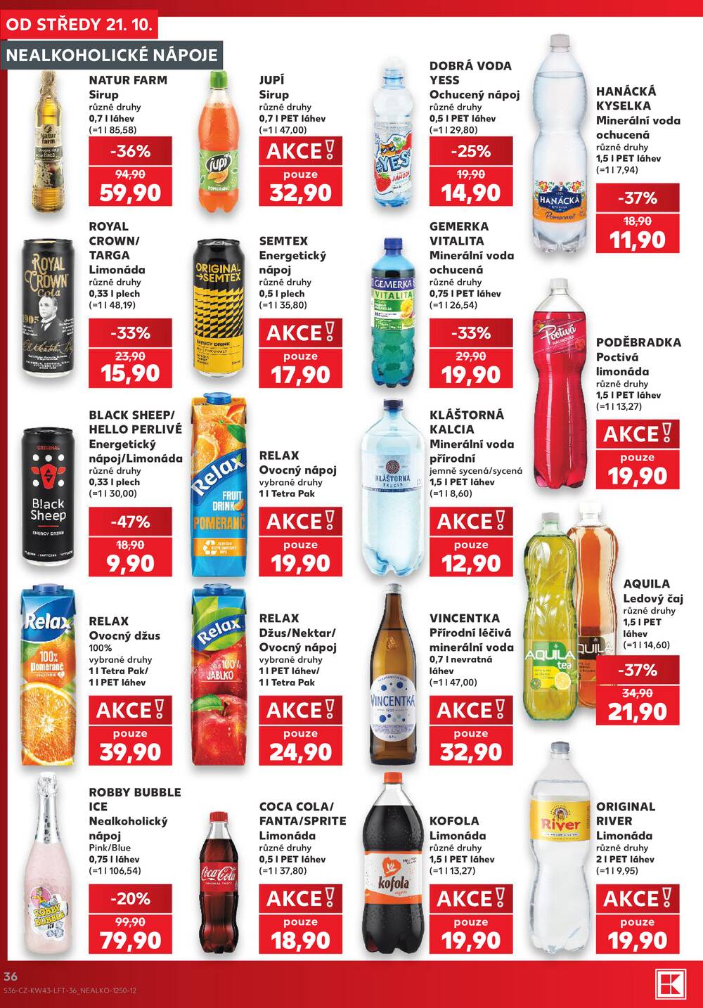 Kaufland 21.10. - 27.10. - Kaufland - Praha 8 (Libeň)