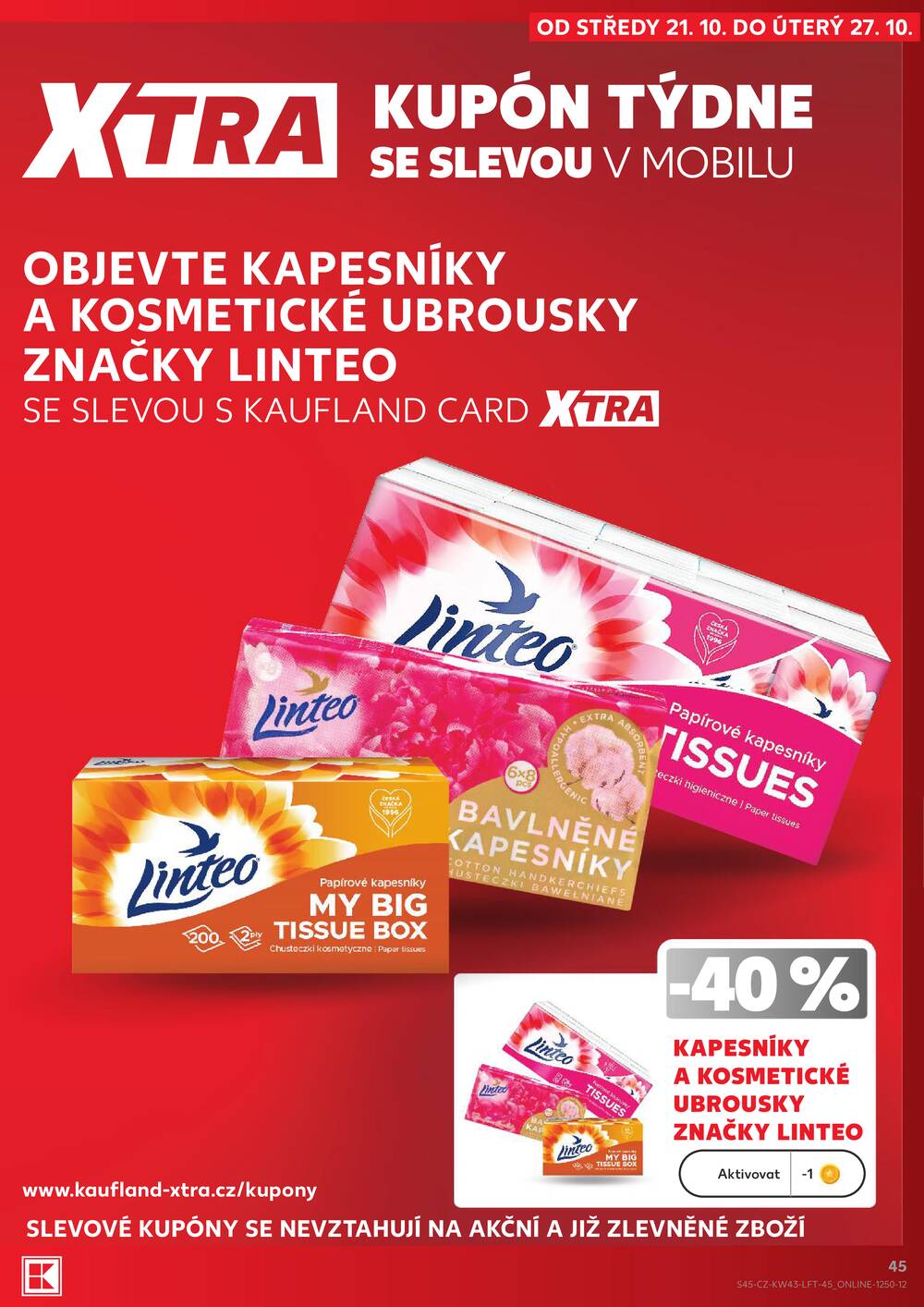 Kaufland 21.10. - 27.10. - Kaufland - Praha 8 (Libeň)