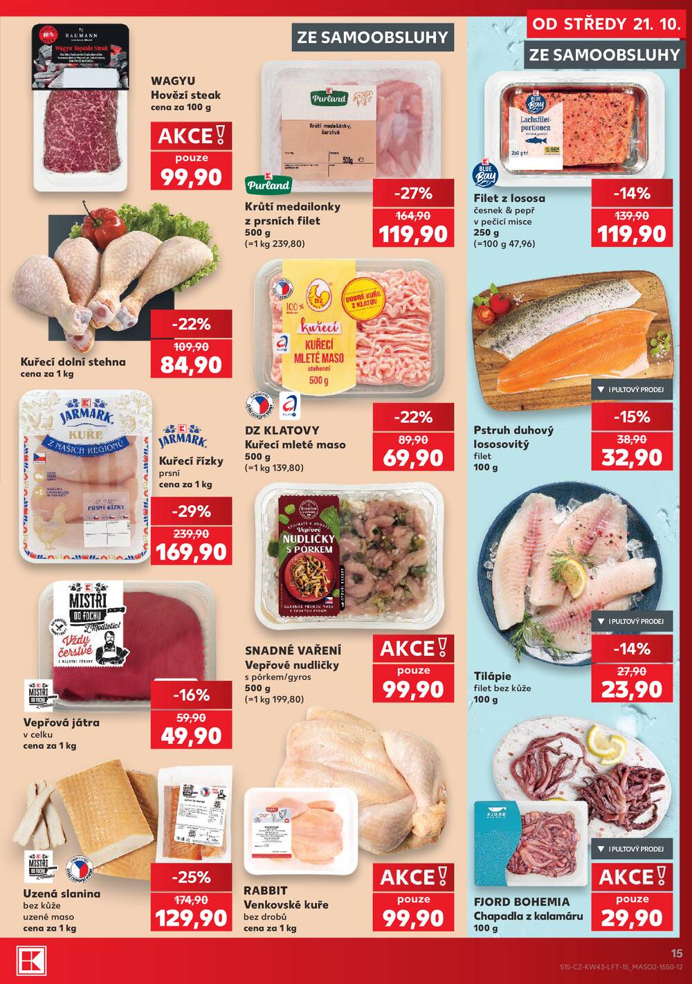 Leták Kaufland - Kaufland 21.10. - 27.10. - Kaufland - Čáslav - strana 15 Leták Kaufland - Kaufland 21.10. - 27.10. - Kaufland - Čáslav - strana 15