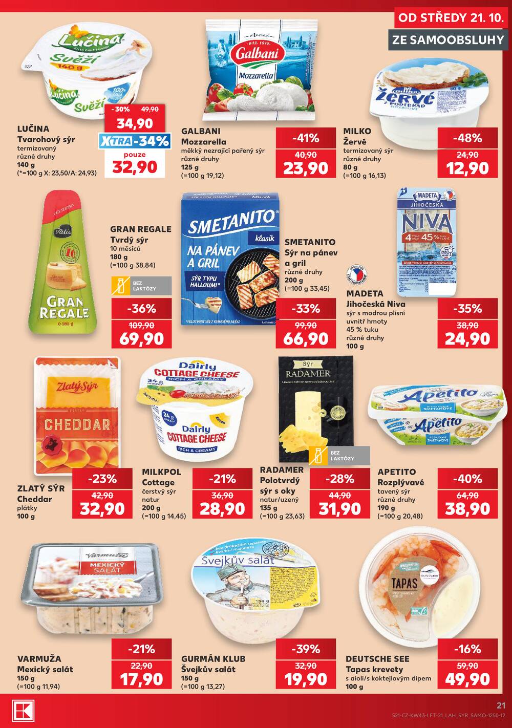 Leták Kaufland - Kaufland 21.10. - 27.10. - Kaufland - Litoměřice - strana 21 Leták Kaufland - Kaufland 21.10. - 27.10. - Kaufland - Litoměřice - strana 21