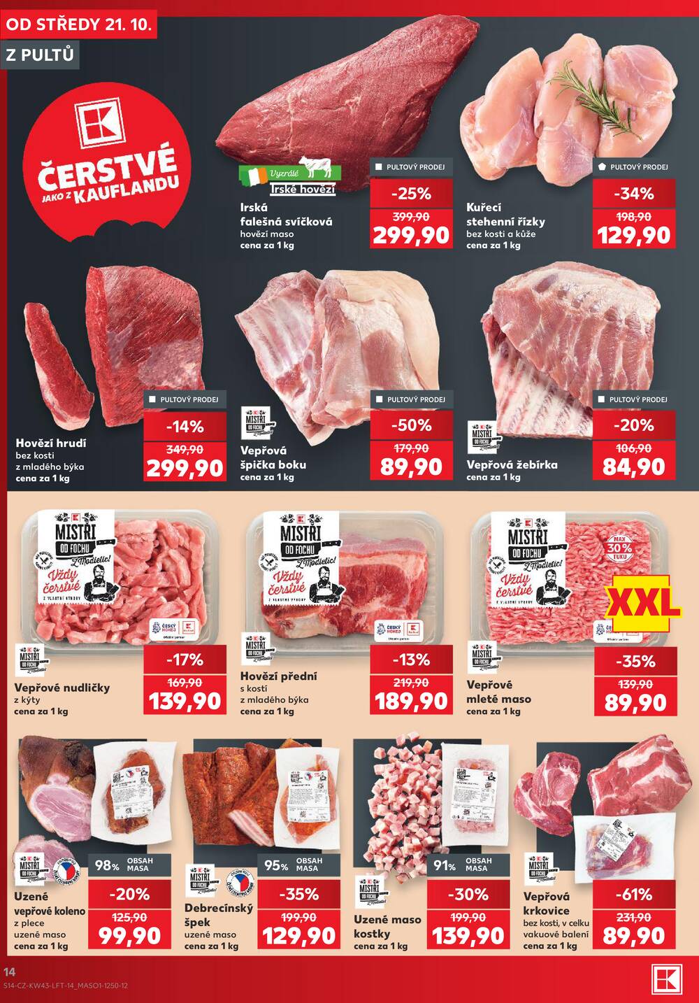 Kaufland 21.10. - 27.10. - Kaufland - Teplice (Čs. Dobrovolců)
