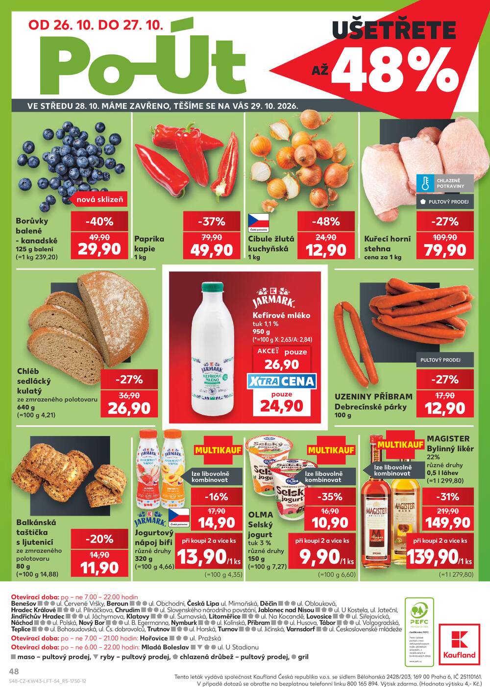 Kaufland 21.10. - 27.10. - Kaufland - Trutnov