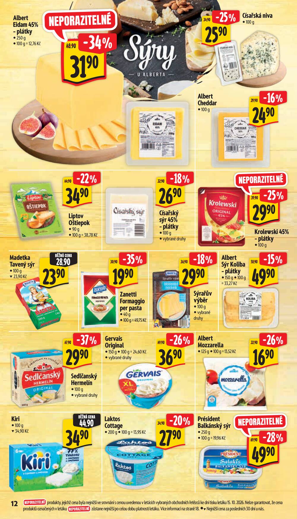 Albert Supermarket od 21.10. do 27.10.2026