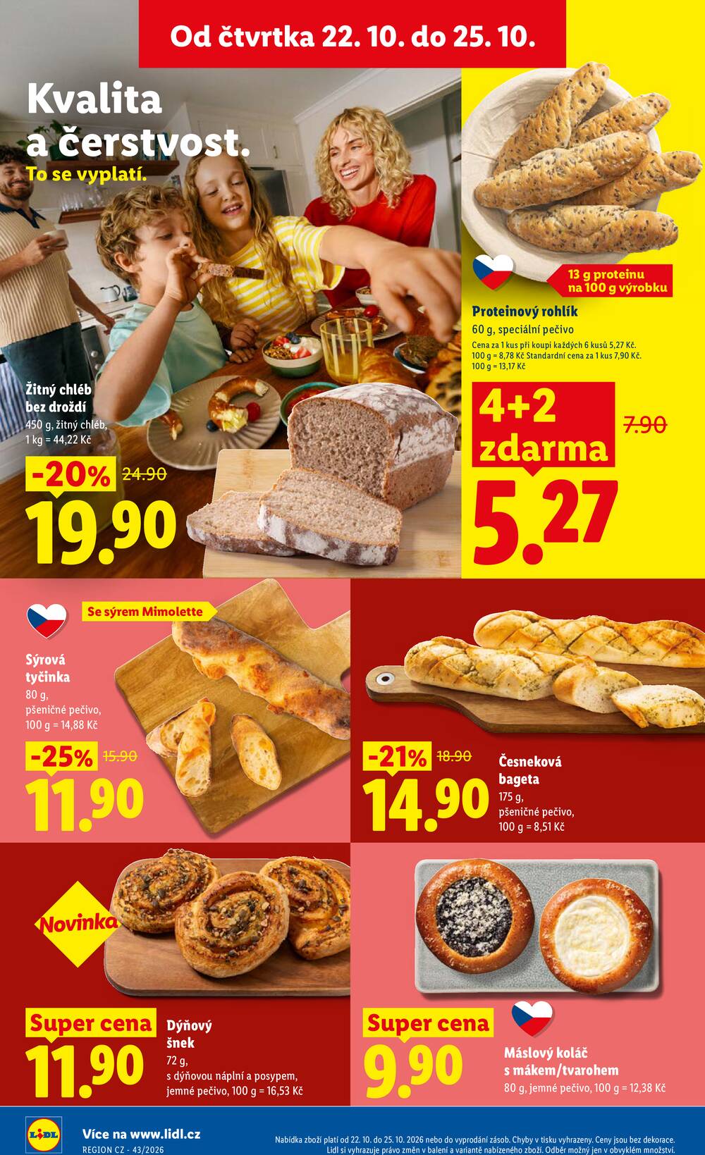 Lidl Čtvrtek od 22.10. do 25.10.2026
