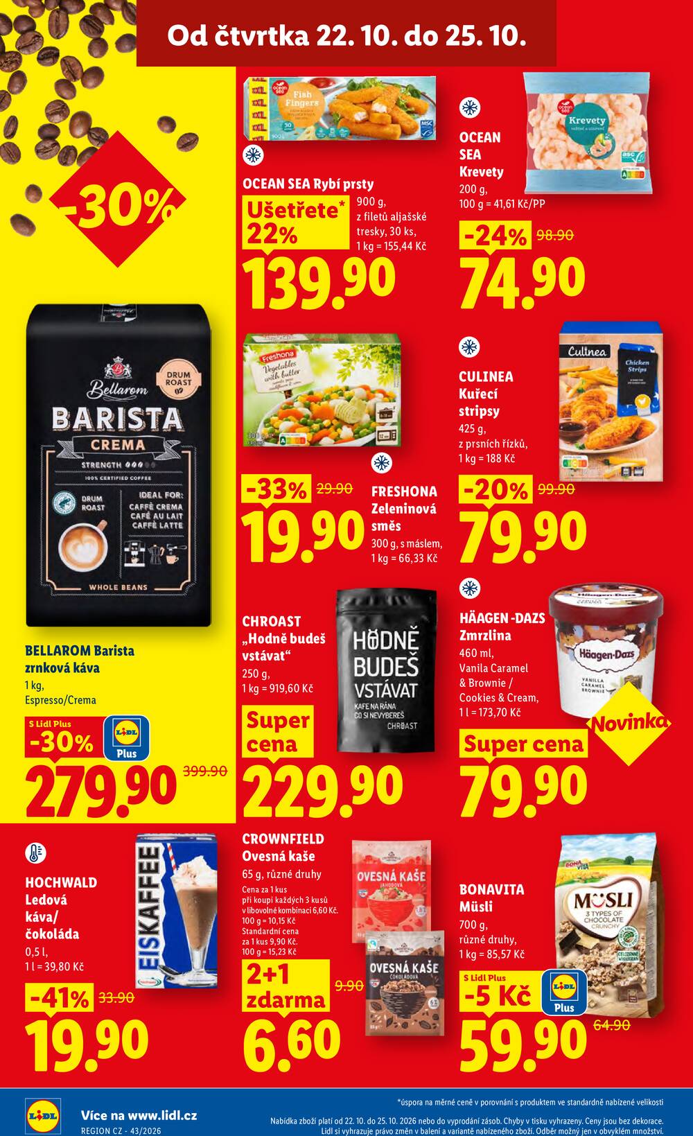 Lidl Čtvrtek od 22.10. do 25.10.2026