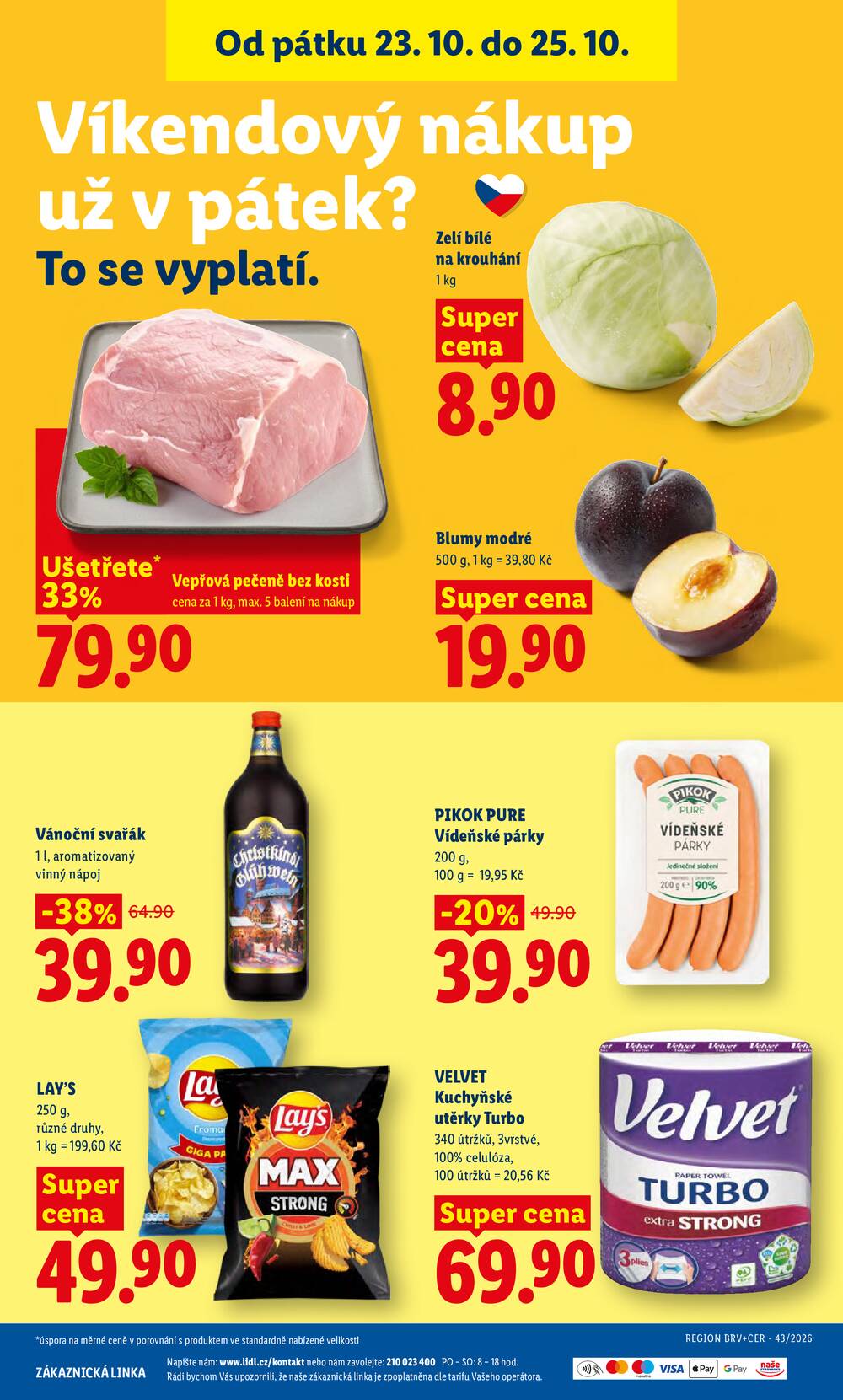Lidl Čtvrtek od 22.10. do 25.10.2026