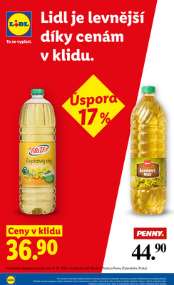 Lidl Čtvrtek od 22.10. do 25.10.2026