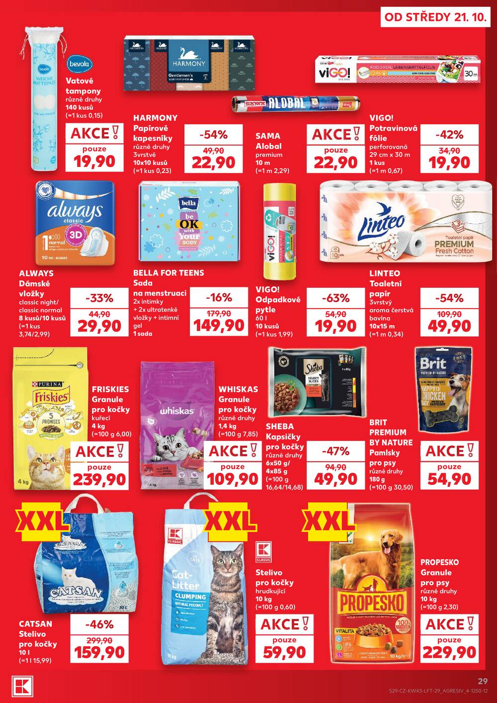 Kaufland 21.10. - 27.10. - Kaufland Poděbrady - U Garáží