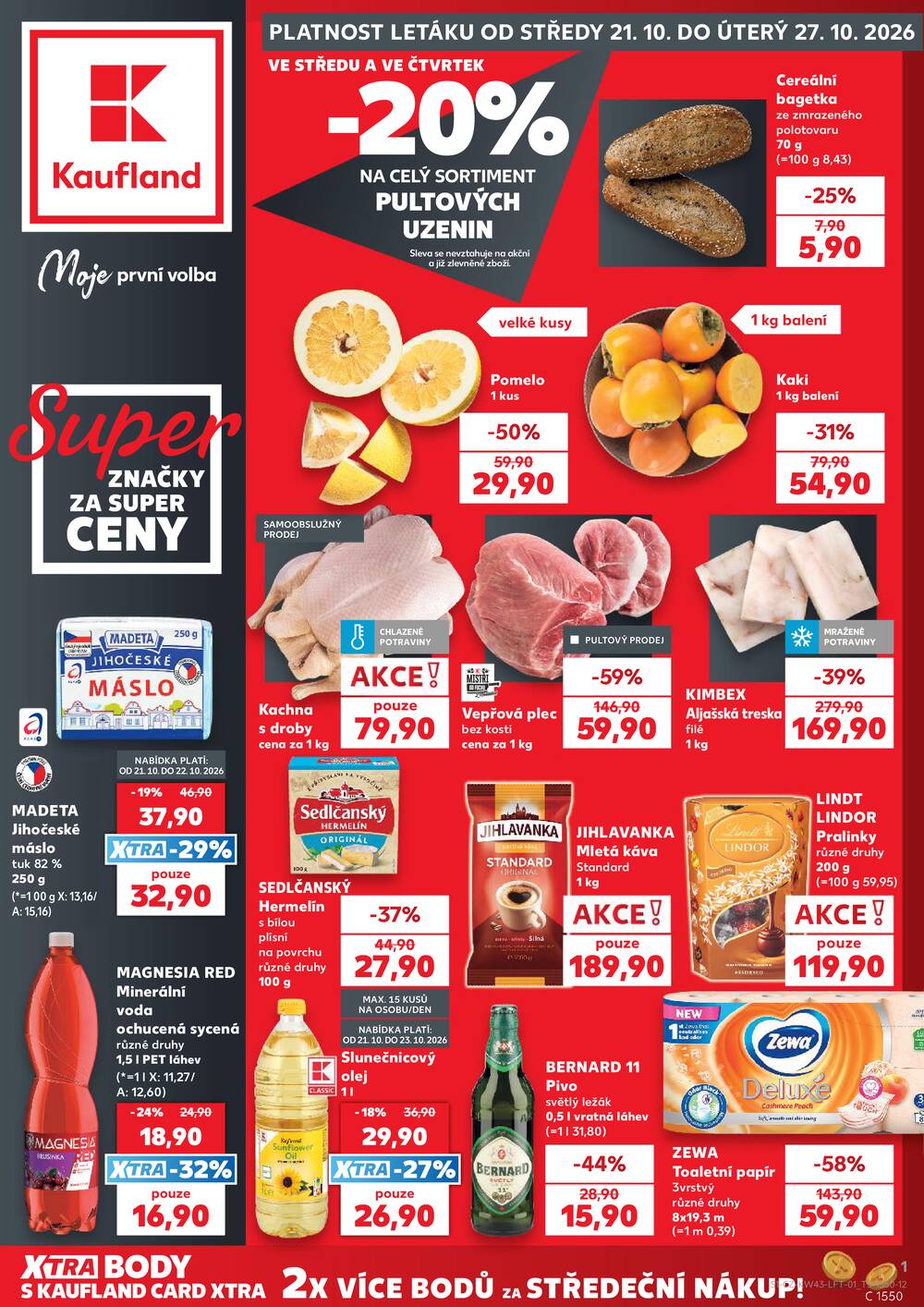 Kaufland 21.10. - 27.10. - Kaufland - Kuřim