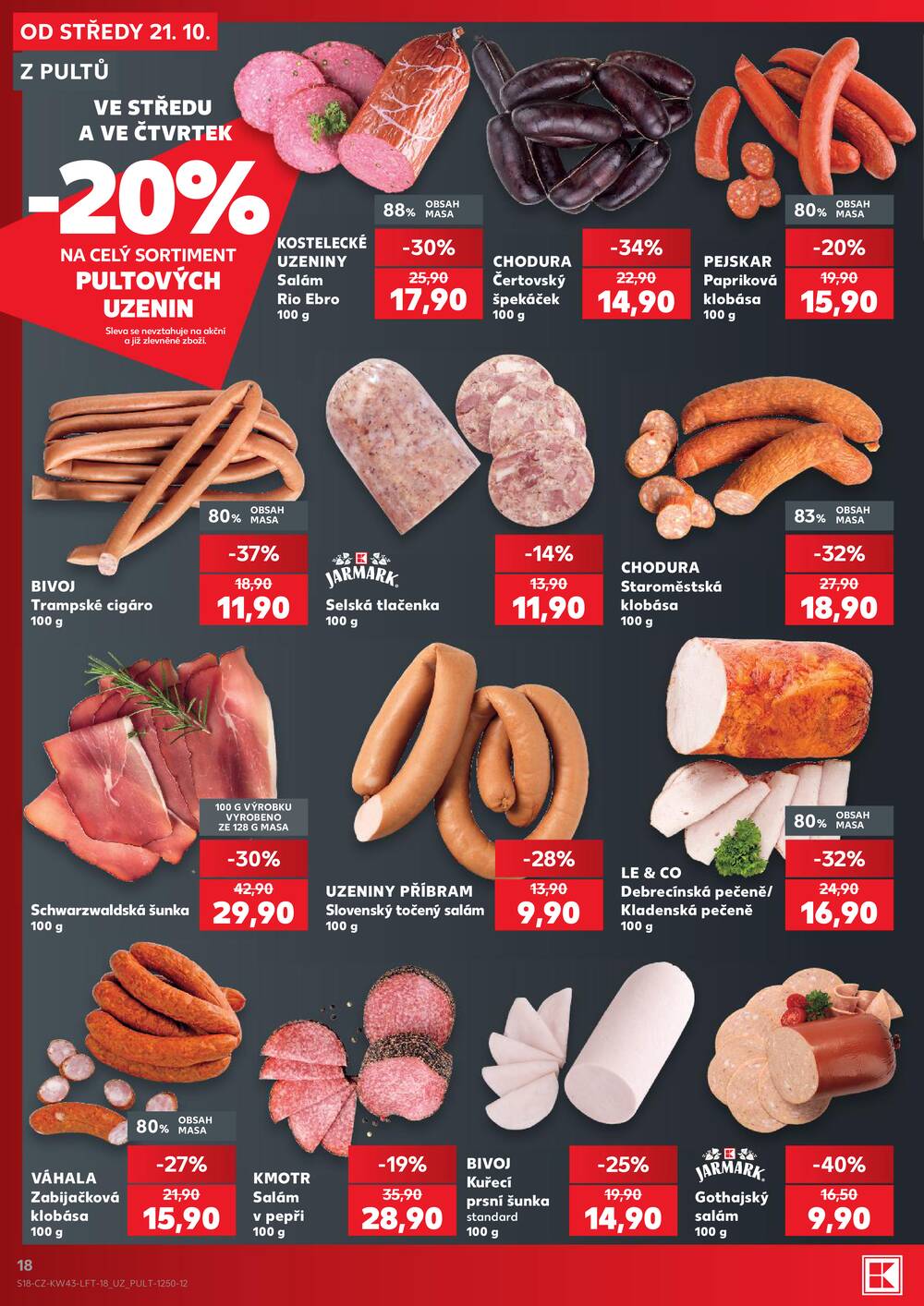 Leták Kaufland - Kaufland 21.10. - 27.10. - Kaufland - Praha 8 (Malý Klín) - strana 18