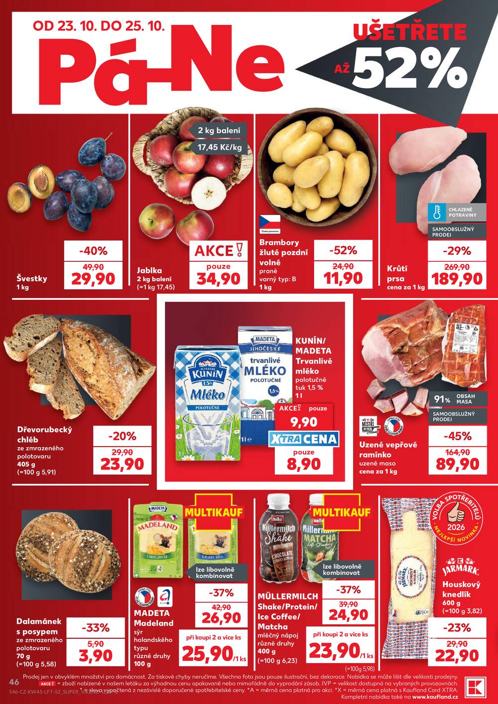 Leták Kaufland - Kaufland 21.10. - 27.10. - Kaufland - Praha 8 (Malý Klín) - strana 46