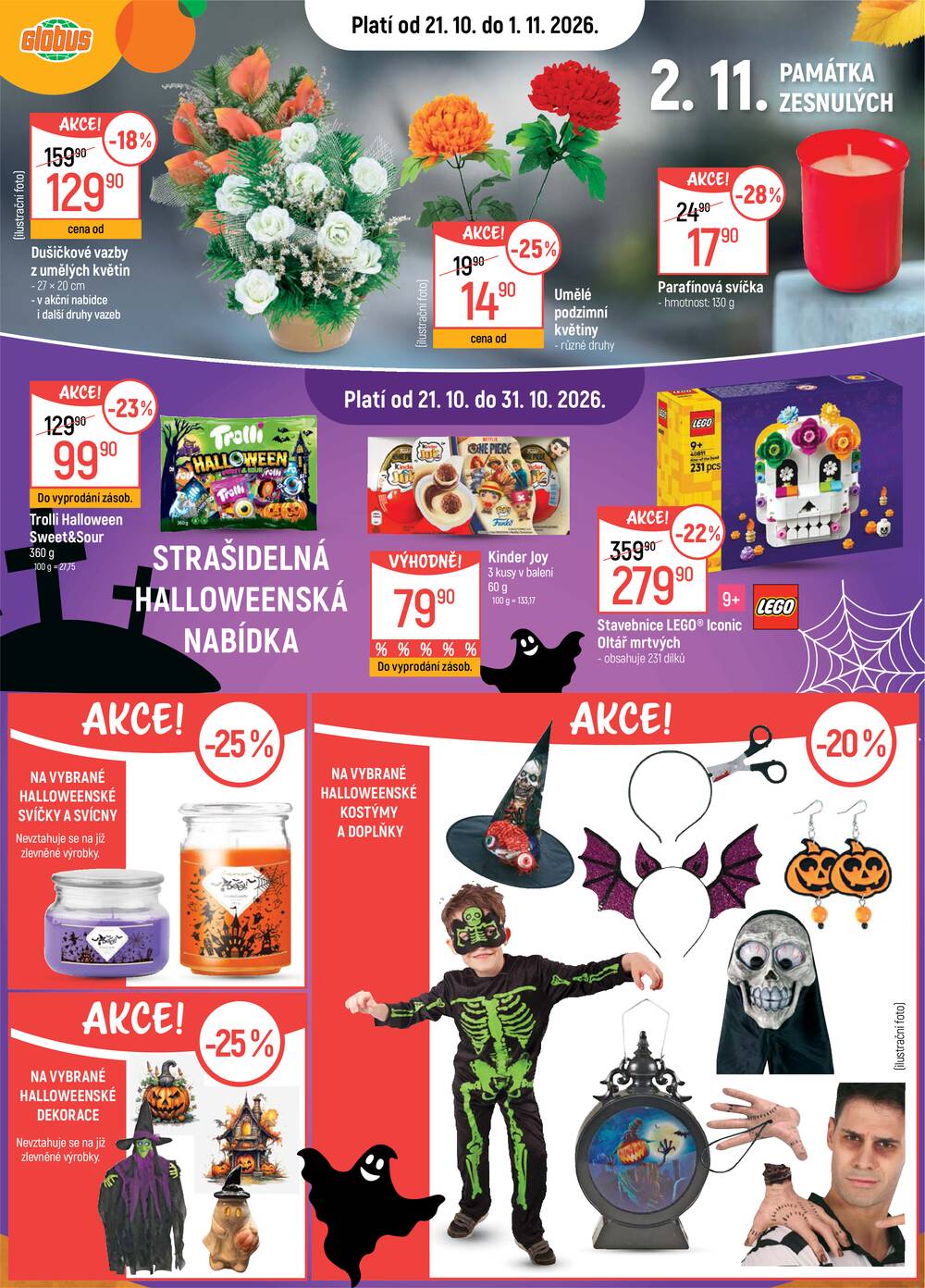 Leták Globus - Akční leták Globus 21.10. - 1.11.2026 - Globus Opava - strana 1