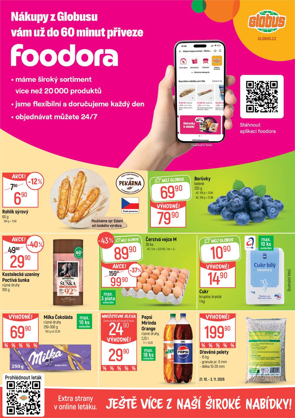 Leták Globus - Akční leták Globus 21.10. - 27.10.2026 - Globus Pardubice - strana 2 Leták Globus - Akční leták Globus 21.10. - 27.10.2026 - Globus Pardubice - strana 2
