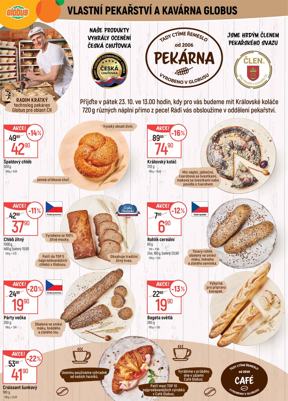 Akční leták Globus 21.10. - 27.10.2026 - Globus Pardubice