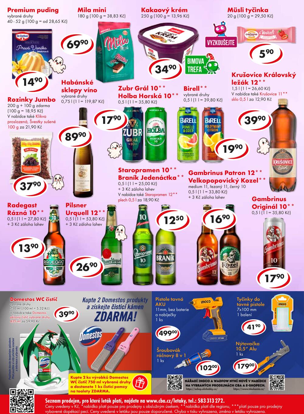 Leták CBA - CBA potraviny od 28.10. do 8.11.2026 - strana 4 Leták CBA - CBA potraviny od 28.10. do 8.11.2026 - strana 4