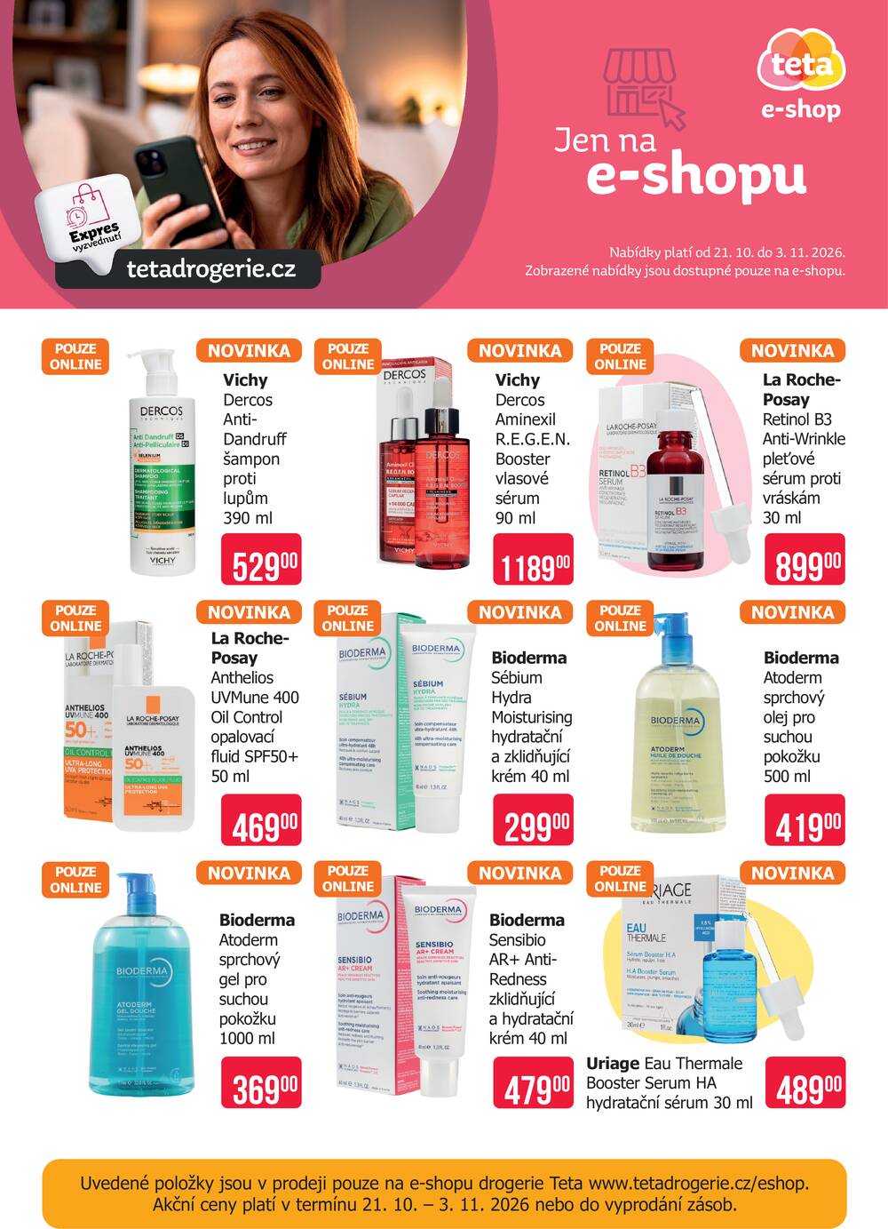 Leták Teta drogerie - Teta drogerie eshop od 20.10. do 3.11.2026 - strana 2 Leták Teta drogerie - Teta drogerie eshop od 20.10. do 3.11.2026 - strana 2