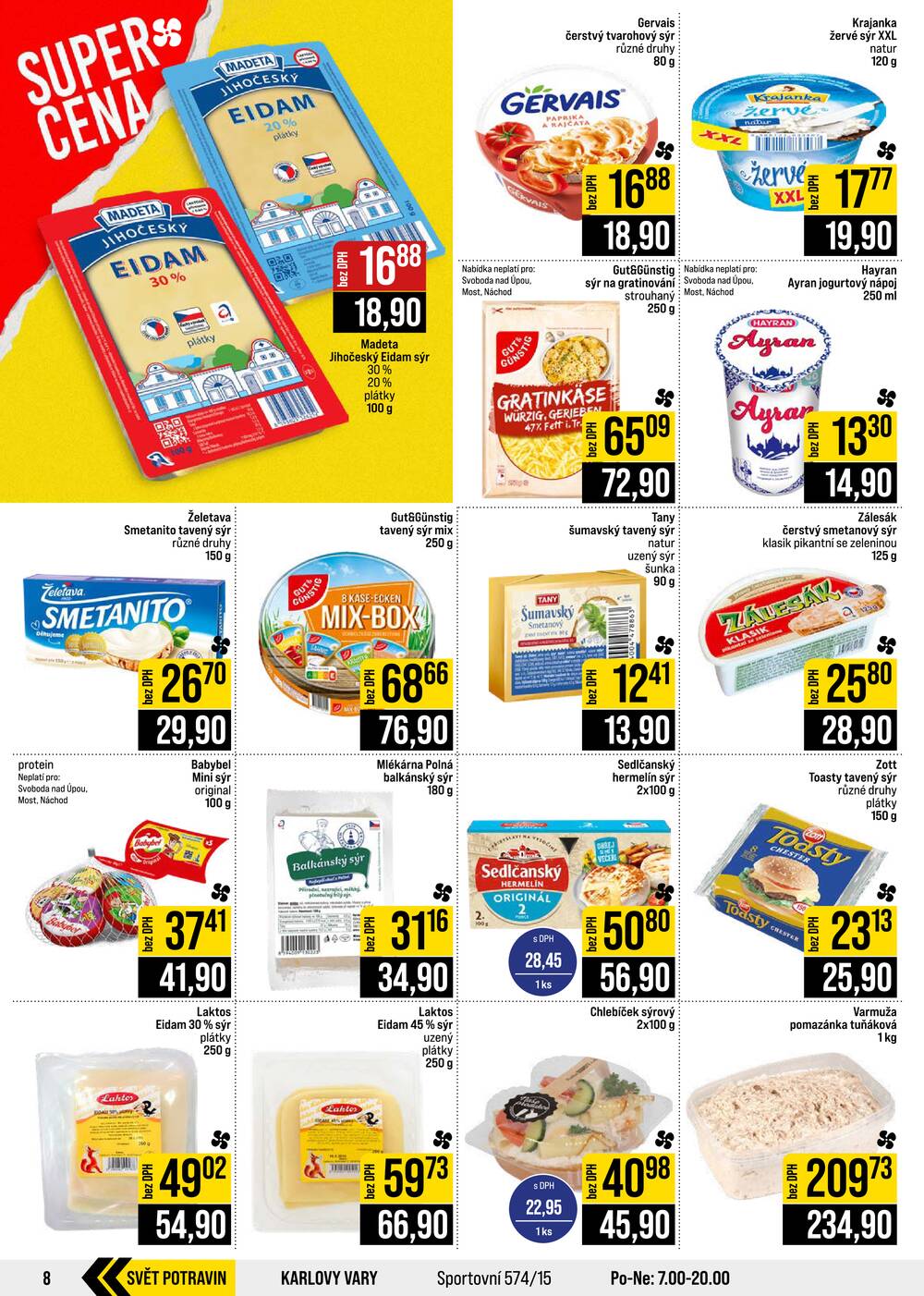 JIP Cash & Carry České Budějovice, Most, Náchod, Polička, Sušice a Svoboda nad Úpou od 21.10. do 27.10.2026