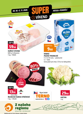 Terno Víkendová akce od 30.10. do 2.11.2026