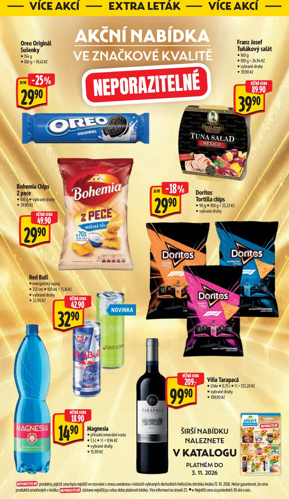 Albert  Hypermarket od 29.10. do 3.11.2026