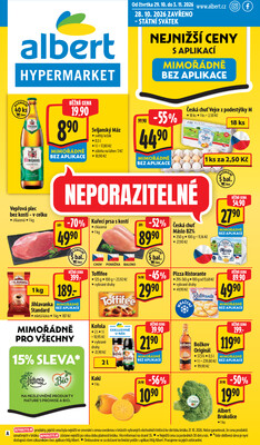 Leták Albert Hypermarket Jihomoravský od 29.10. do 3.11.2026