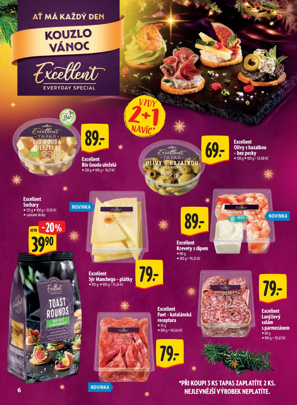 Leták Albert - Albert Supermarket katalog Vánoce od 29.10. do 17.11.2026 - strana 6 Leták Albert - Albert Supermarket katalog Vánoce od 29.10. do 17.11.2026 - strana 6