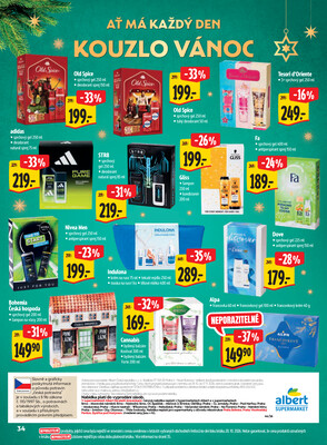 Albert Supermarket katalog Vánoce od 29.10. do 17.11.2026