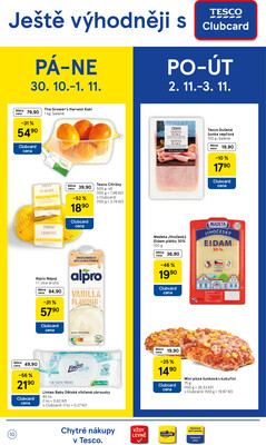 Tesco supermarkety od 29.10. do 3.11.2026