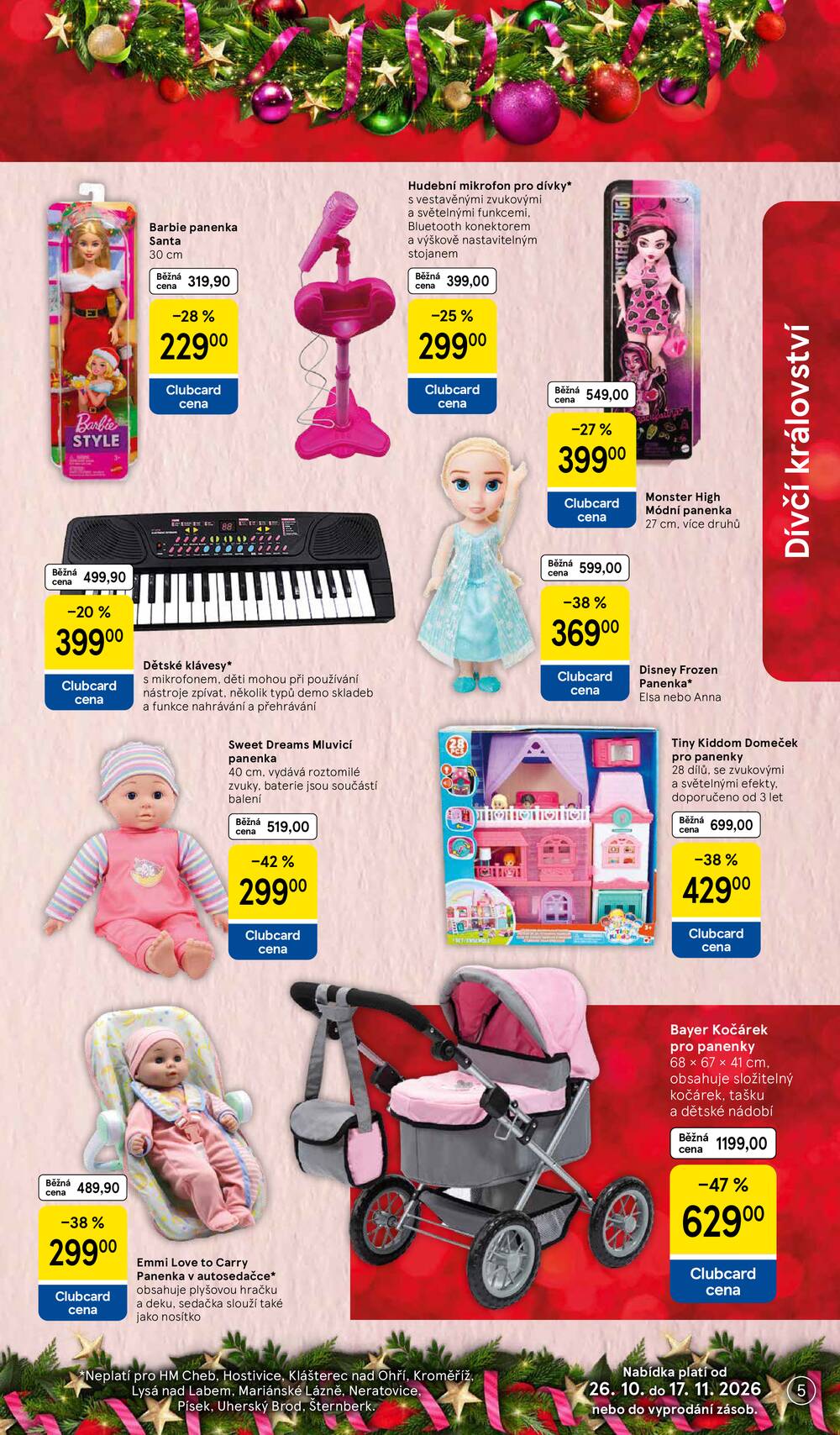 Leták Tesco - Tesco SPECIÁL hypermarkety od 26.10. do 17.11.2026 - strana 5 Leták Tesco - Tesco SPECIÁL hypermarkety od 26.10. do 17.11.2026 - strana 5