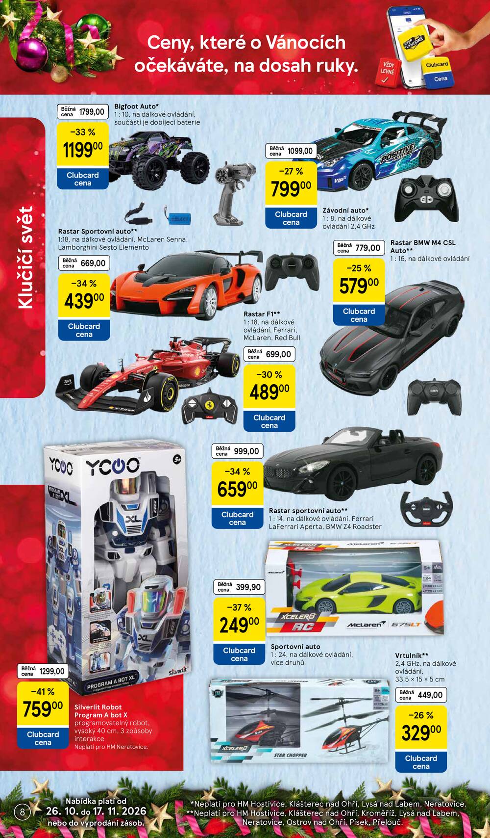 Tesco SPECIÁL hypermarkety  od 26.10. do 17.11.2026