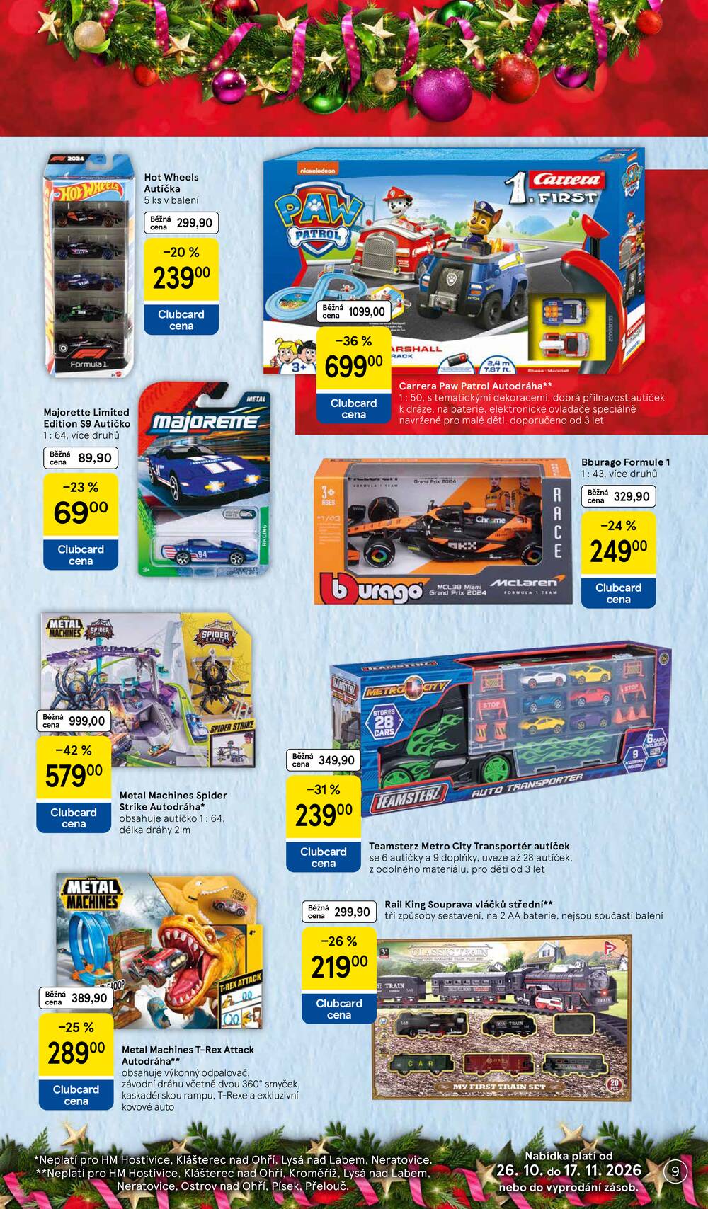 Tesco SPECIÁL hypermarkety  od 26.10. do 17.11.2026