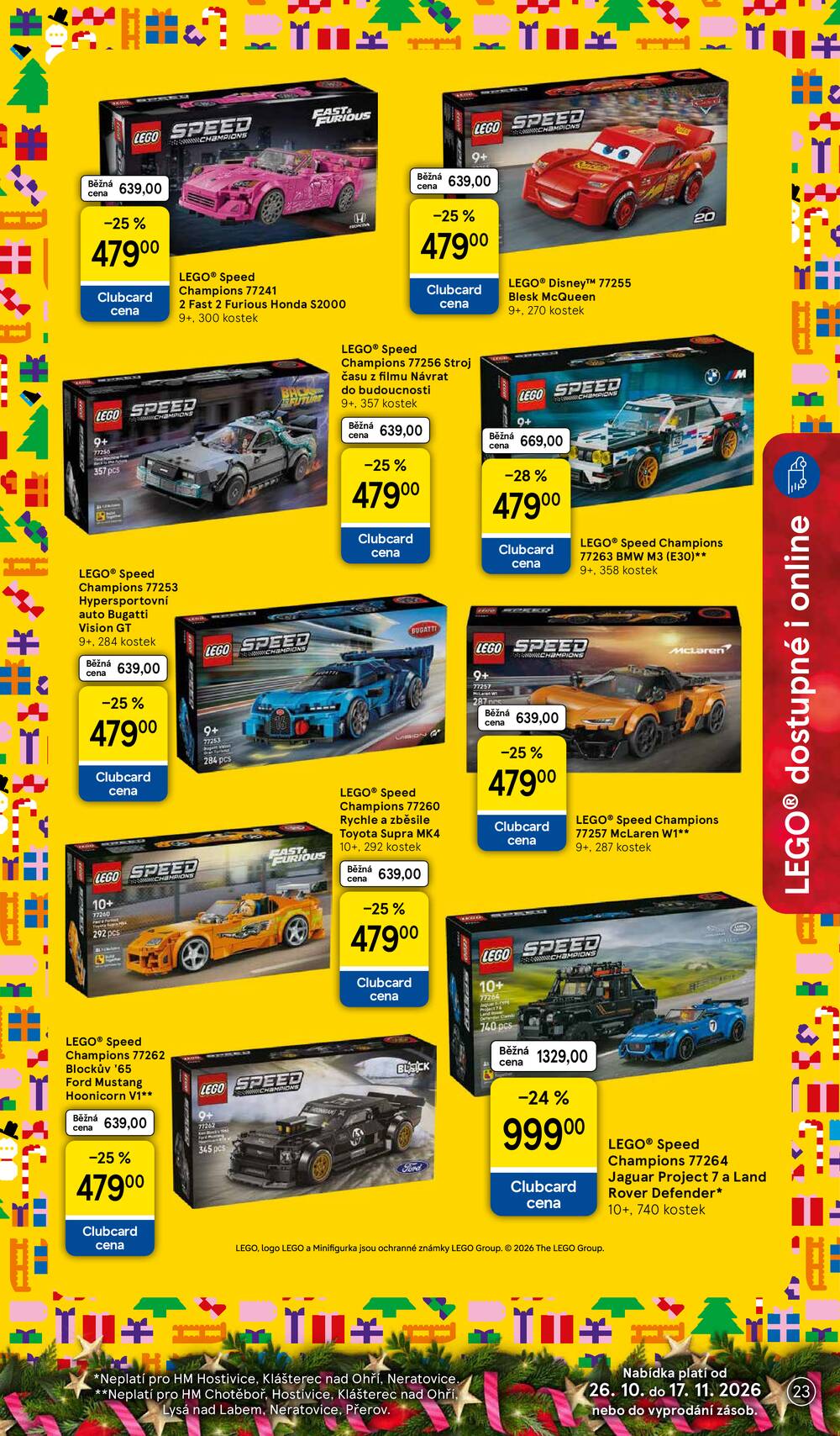 Tesco SPECIÁL hypermarkety  od 26.10. do 17.11.2026