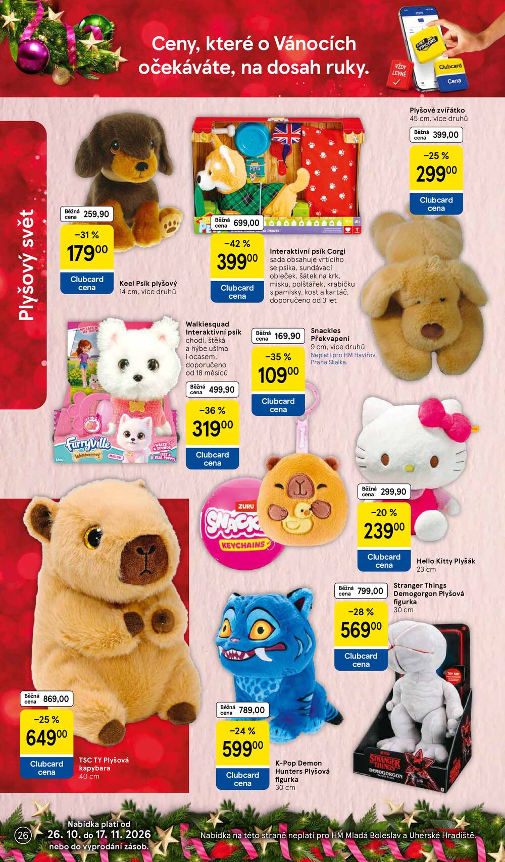 Tesco SPECIÁL hypermarkety  od 26.10. do 17.11.2026