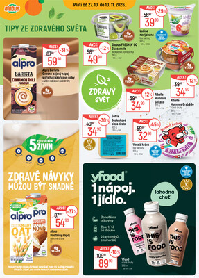 Leták Akční leták Globus 27.10. - 10.11.2026 - Globus Praha - Centrum Černý Most